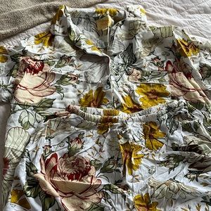 Floral pajama set